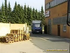 German teen is moaning from pleasure while getting doublefucked  becau...