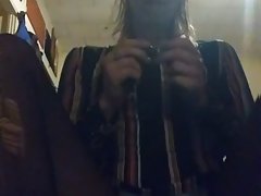 Natural blonde smoke s cigarette and bowls while jamming Porn Videos  ...