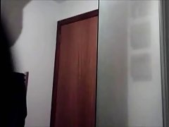 A bad milf  Emi is pleasing herself  while a horny voyeur is making a ...